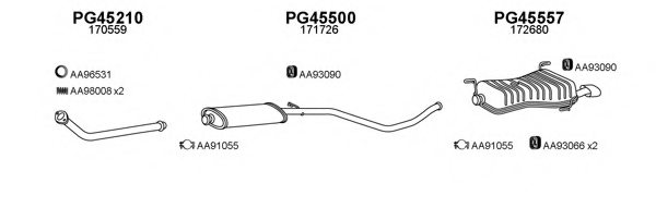 VENEPORTE 450352 Exhaust System